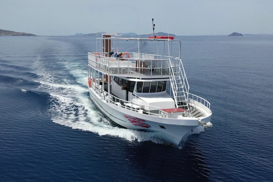 Stag and hen party boat cruise in Rhodes, Greece